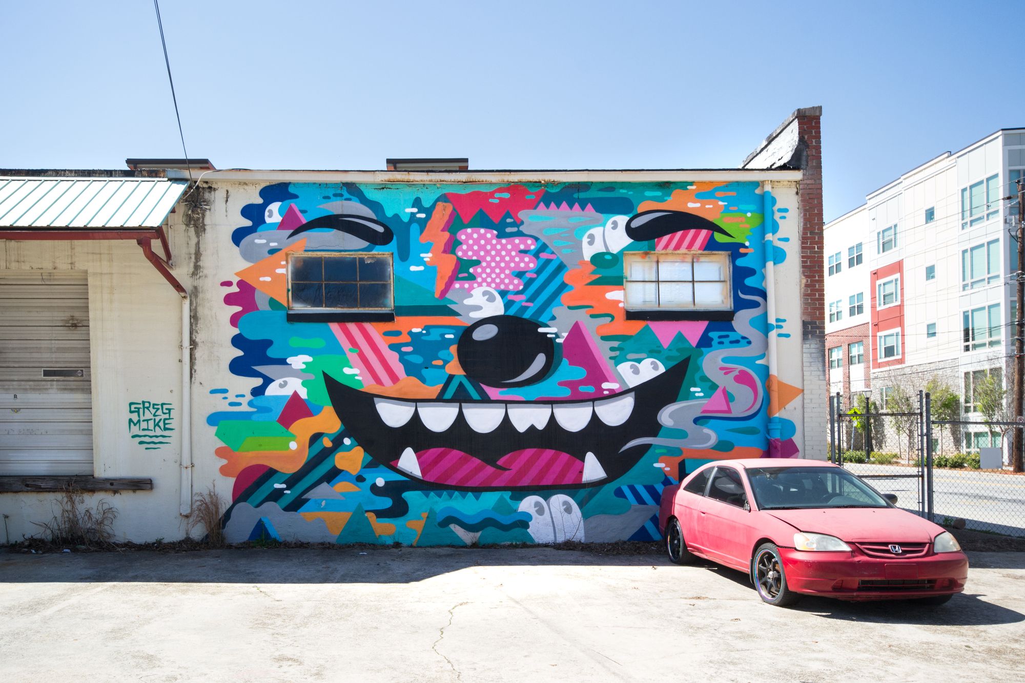 A second Greg Mike mural near Krog Street Market.