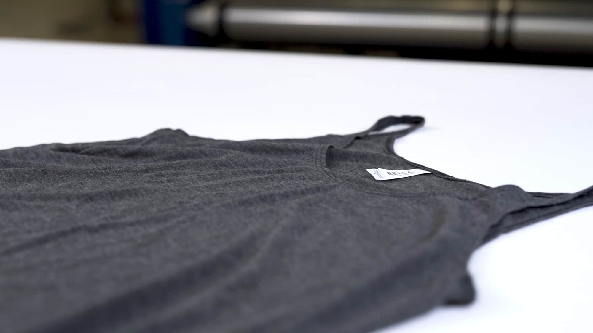 An example of a synthetic blended fabric apparel.