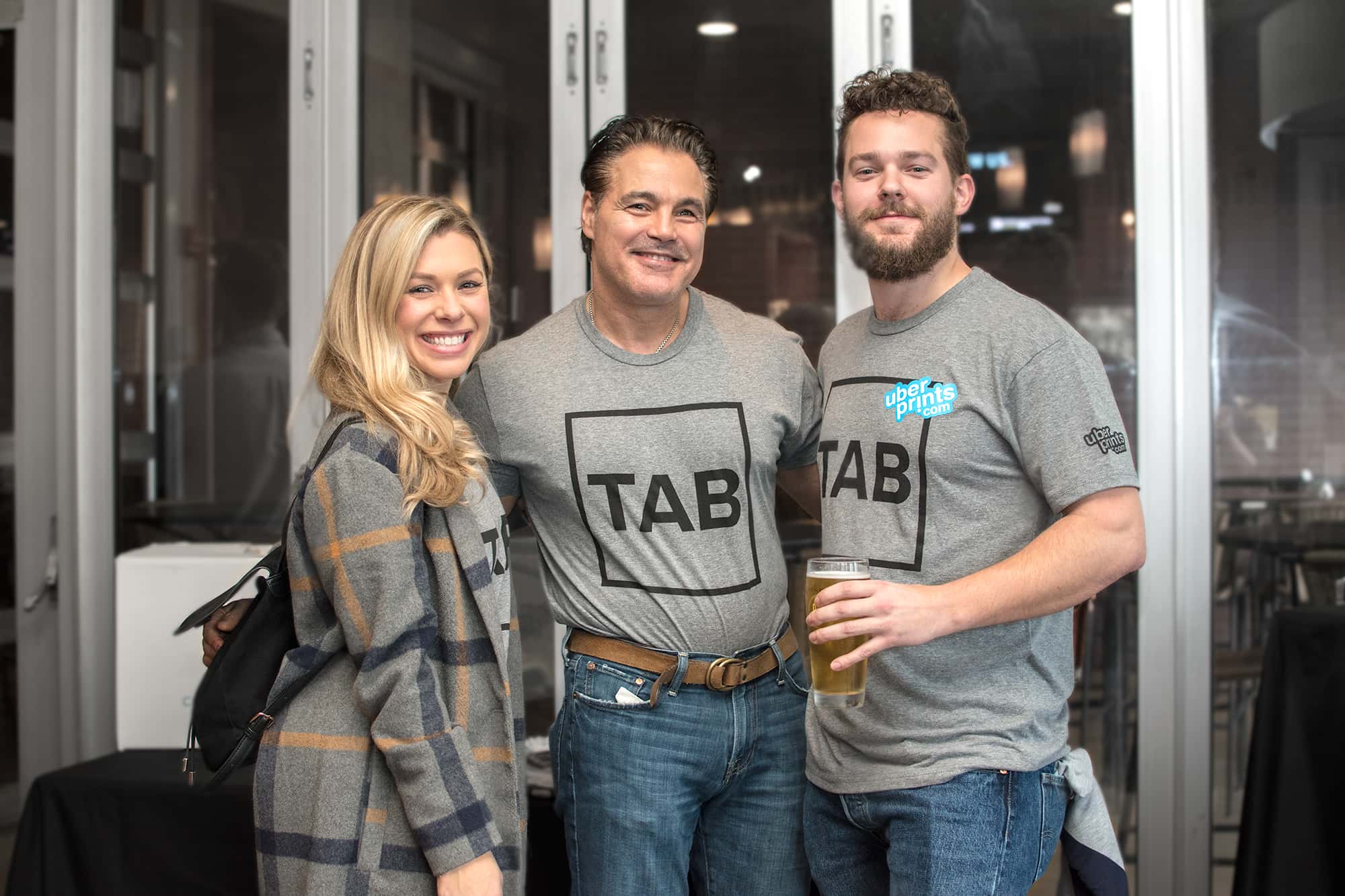 Three attendees from the Tech And Beers Atlanta event.