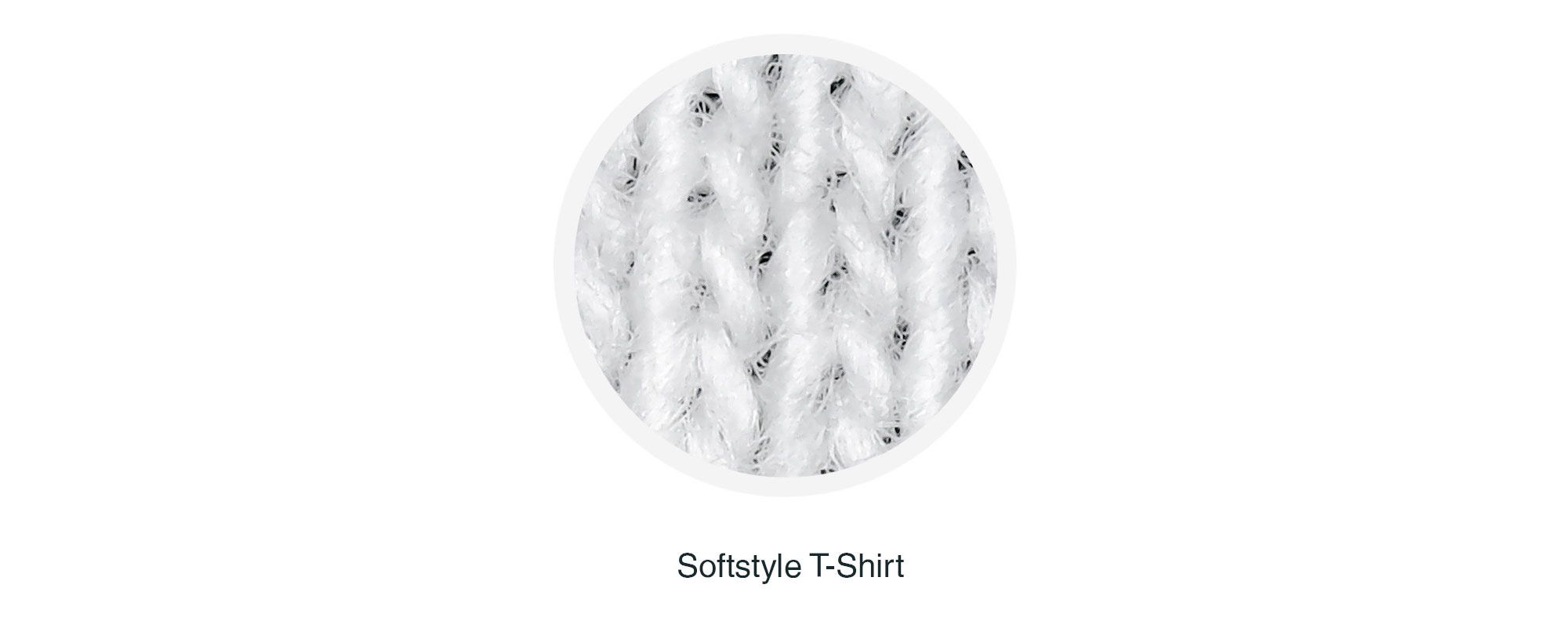 A microscope shot of the Softstyle T-Shirt.