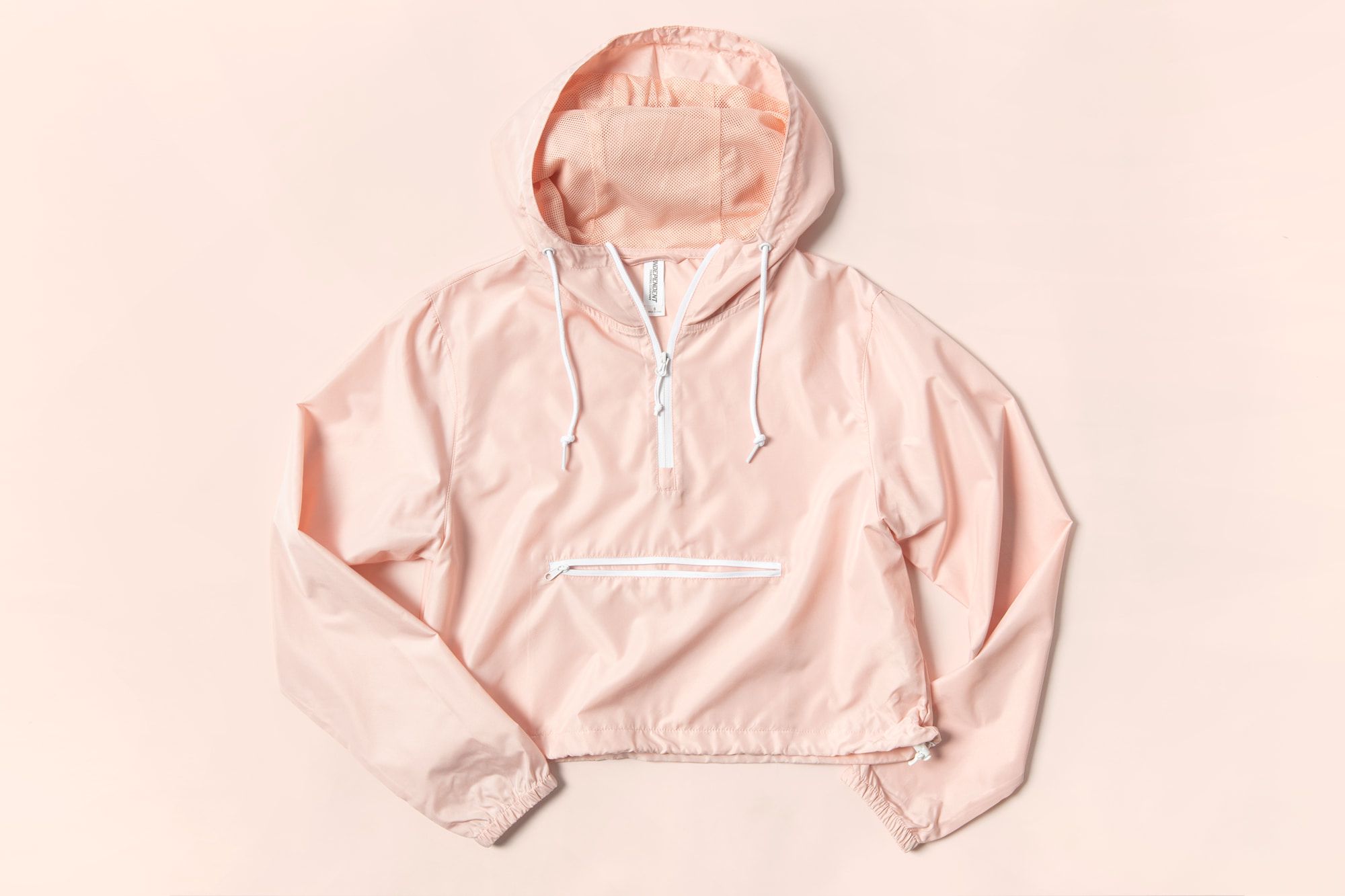 Image of crop top windbreaker.