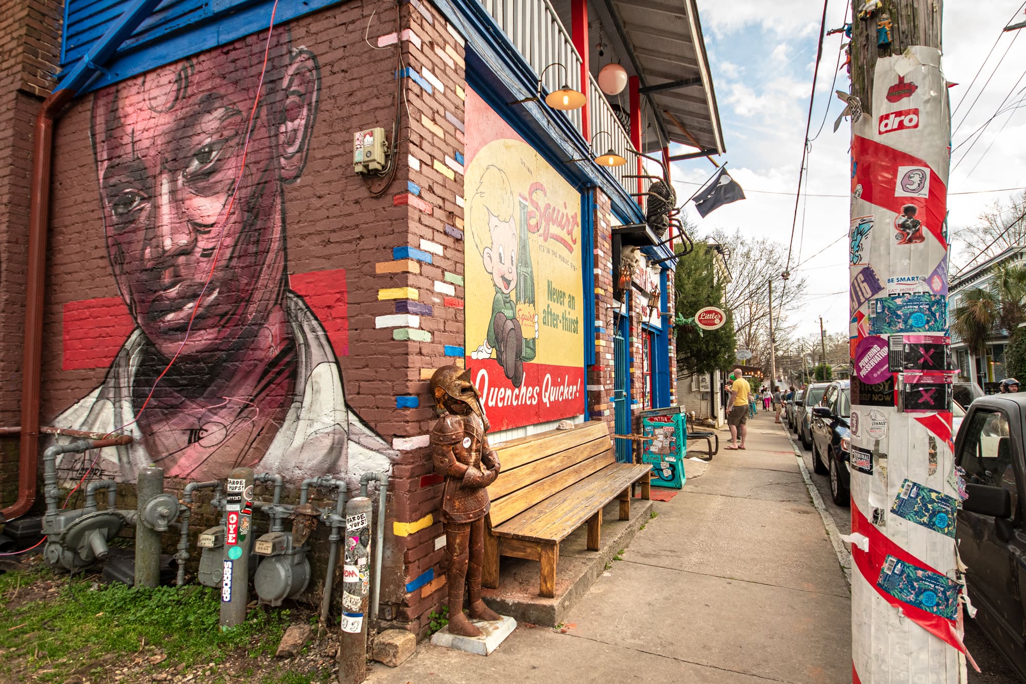 Photo of street corner in Cabbagetown.