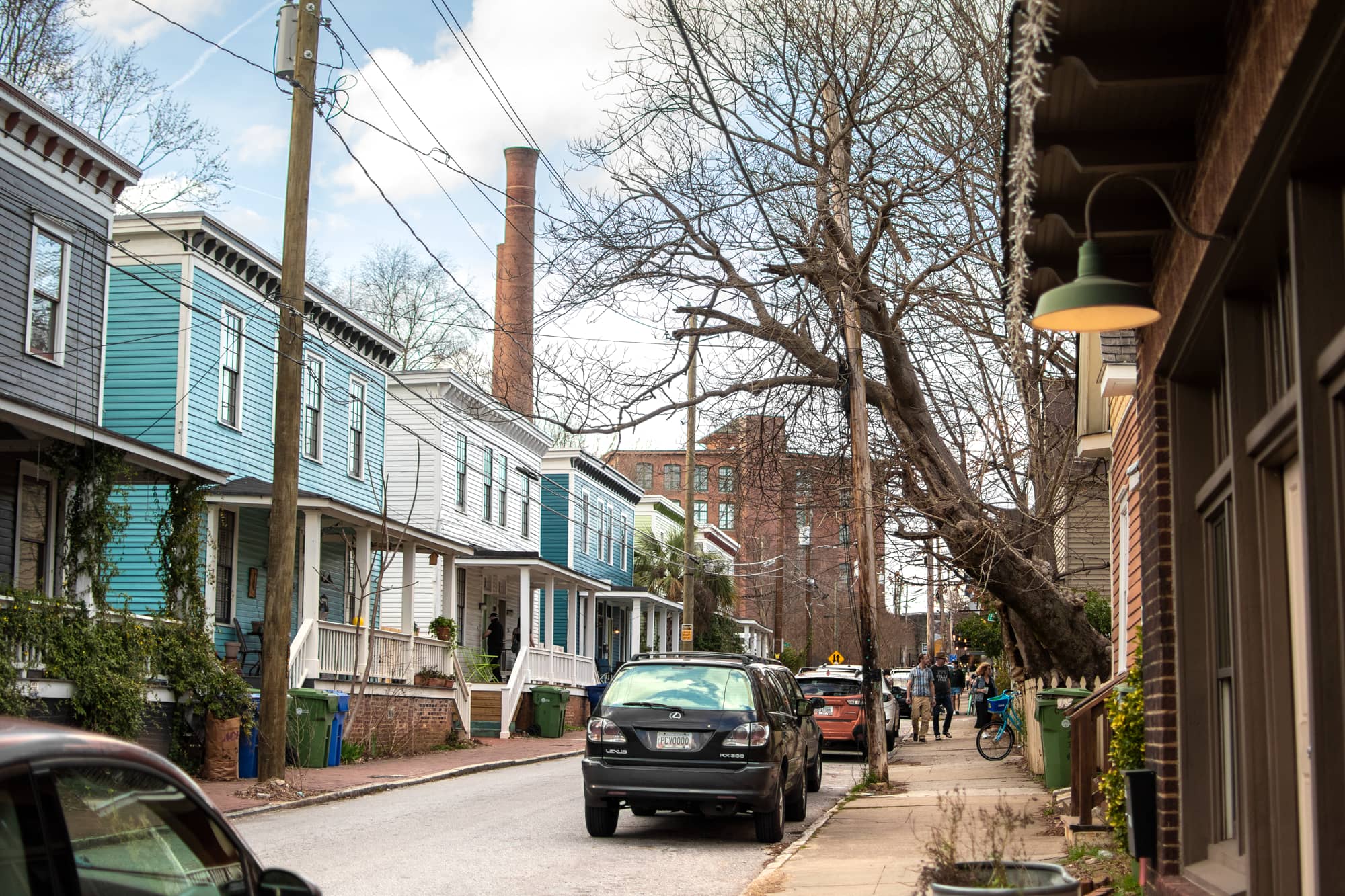 Photo of streets of Cabbagetown.