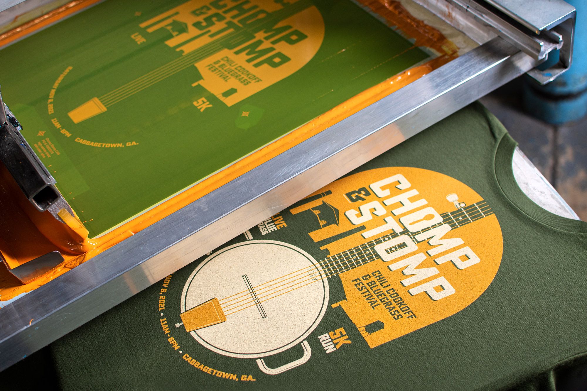 From event poster to t-shirt design | Case Study