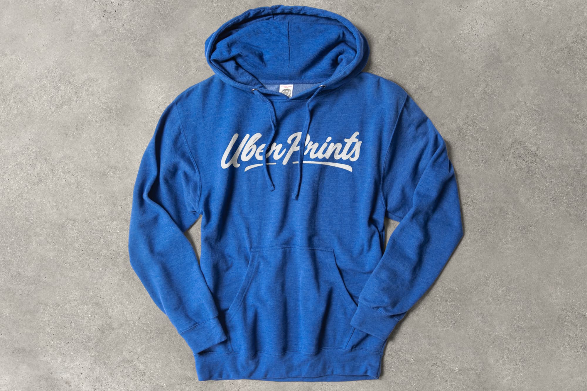 Image showing a flatlay view of the Midweight hoodie by Independent Trading.