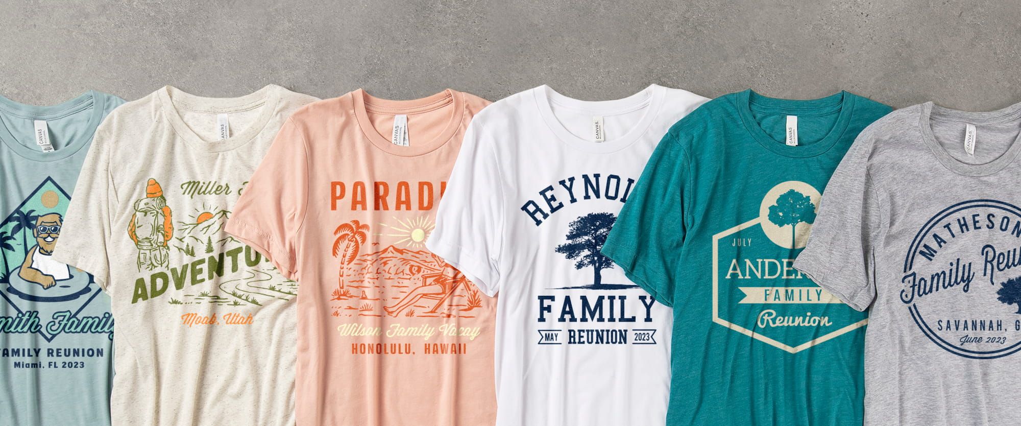 6 Ideas For Family Reunion T-Shirts